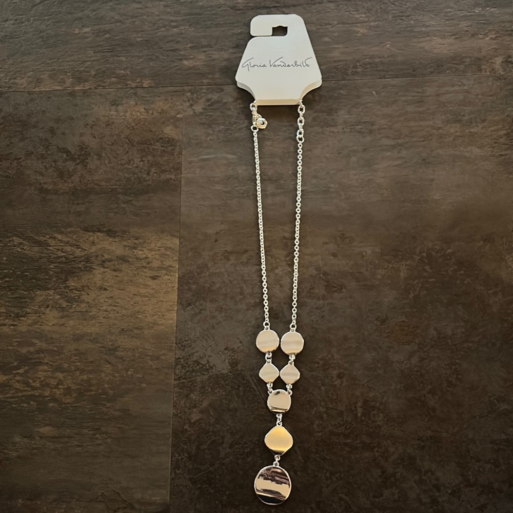 Gloria Vanderbilt Silver Toned Necklace